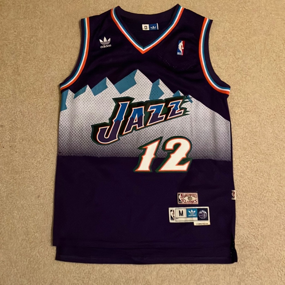 John Stockton Vintage Jazz Jersey